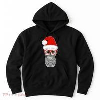 Christmas Santa Skull Hoodie thumb 0