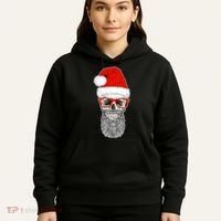 Christmas Santa Skull Hoodie thumb 5