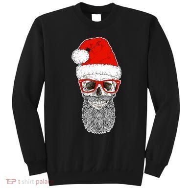 Christmas Santa Skull Sweatshirt