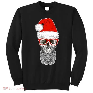Christmas Santa Skull Sweatshirt