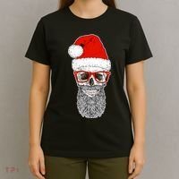 Christmas Santa Skull T-Shirt thumb 4