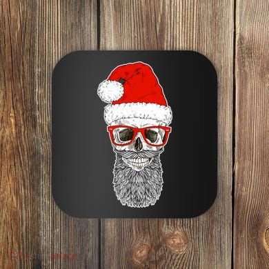 Christmas Santa Skull Coaster