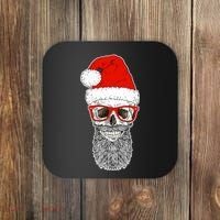 Christmas Santa Skull Coaster thumb 0