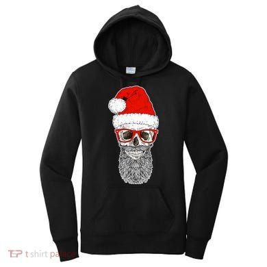 Christmas Santa Skull Women's Hoodie