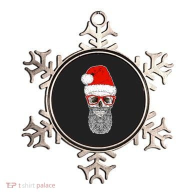 Christmas Santa Skull Ornament