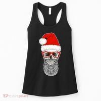 Christmas Santa Skull Women's Tank Top thumb 0