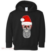 Christmas Santa Skull Toddler Hoodie thumb 0