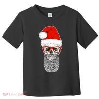 Christmas Santa Skull Toddler T-Shirt thumb 0