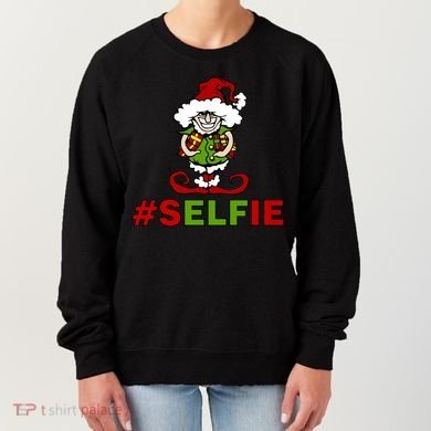 Christmas #Selfie Elf Women's Sweatshirt