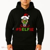 Christmas #Selfie Elf Hoodie thumb 2