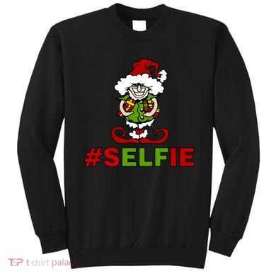 Christmas #Selfie Elf Sweatshirt