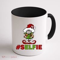 Christmas #Selfie Elf Coffee Mug thumb 1