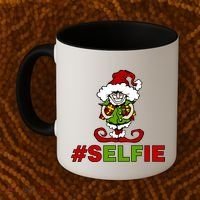 Christmas #Selfie Elf Coffee Mug thumb 2