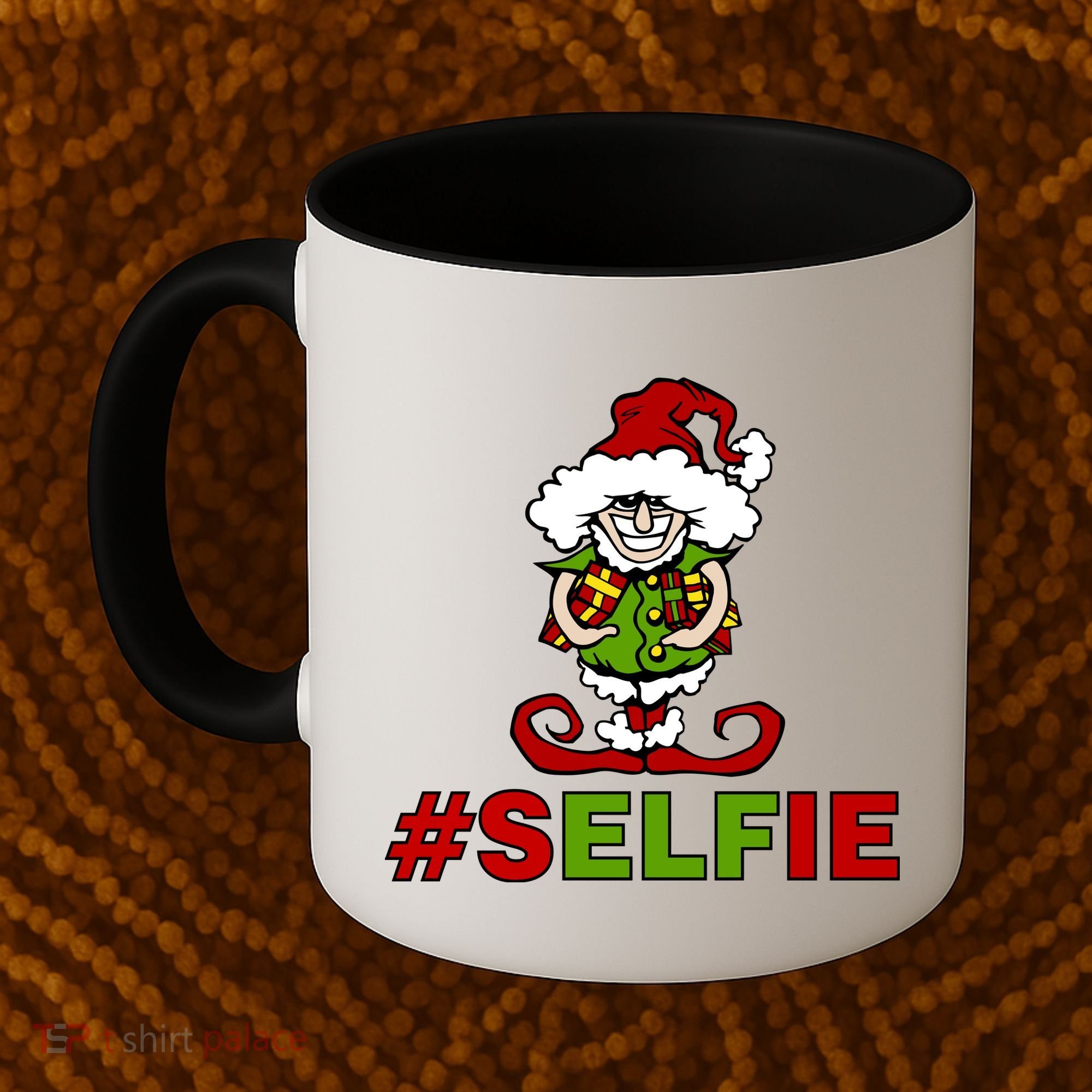 Christmas #Selfie Elf Coffee Mug
