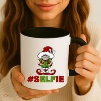 Christmas #Selfie Elf Coffee Mug thumb 3