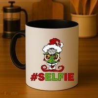 Christmas #Selfie Elf Coffee Mug thumb 4
