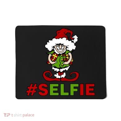 Christmas #Selfie Elf Mousepad