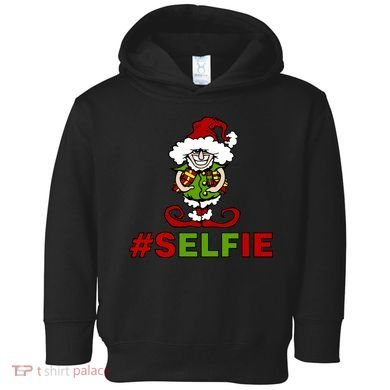 Christmas #Selfie Elf Toddler Hoodie