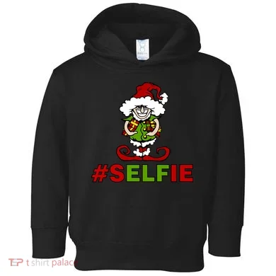 Christmas #Selfie Elf Toddler Hoodie