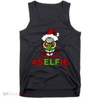 Christmas #Selfie Elf Tank Top thumb 0