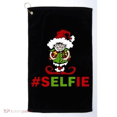 Christmas #Selfie Elf Golf Towel