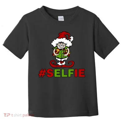 Christmas #Selfie Elf Toddler T-Shirt