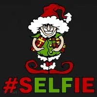 Christmas #Selfie Elf Women's Long Sleeve Shirt thumb 2