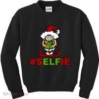 Christmas #Selfie Elf Kids Sweatshirt thumb 0