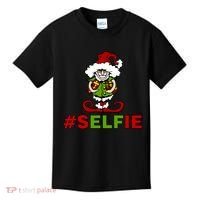 Christmas #Selfie Elf Kids T-Shirt thumb 0