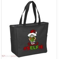 Christmas #Selfie Elf Tote Bag thumb 2