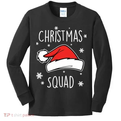 Christmas Squad Kids Long Sleeve Shirt