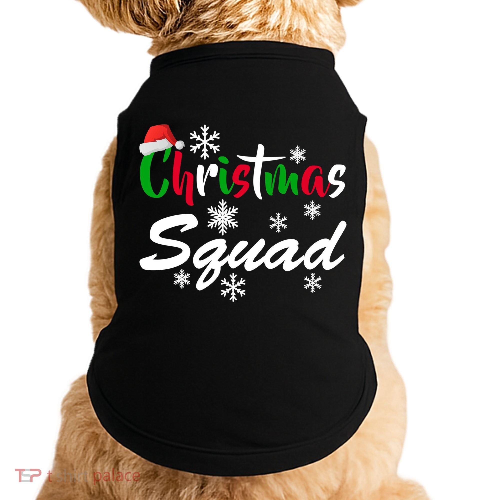 Christmas Squad Funny Doggie Tank