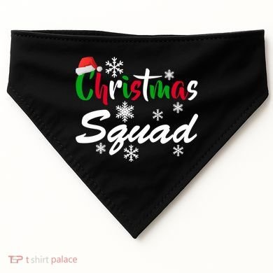 Christmas Squad Funny USA-Made Doggie Bandana
