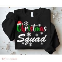Christmas Squad Funny Sweatshirt thumb 2