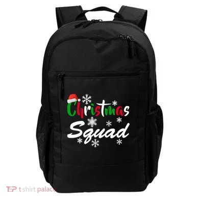 Christmas Squad Funny Backpack