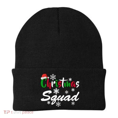 Christmas Squad Funny Beanie