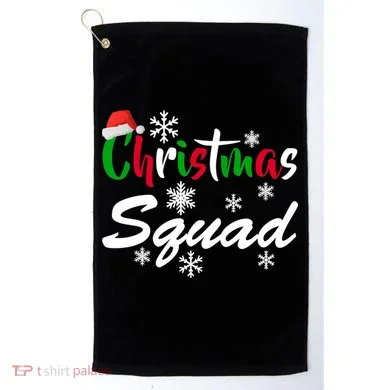 Christmas Squad Funny Golf Towel