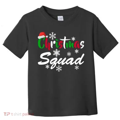 Christmas Squad Funny Toddler T-Shirt