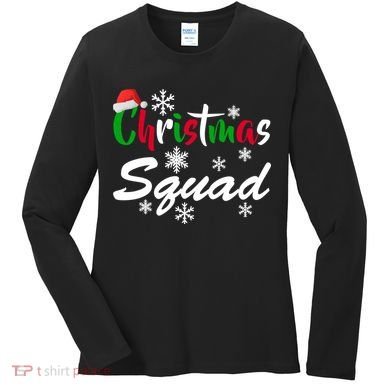 Christmas Squad Funny Women's Long Sleeve Shirt