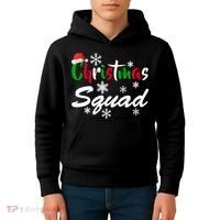 Christmas Squad Funny Kids Hoodie thumb 4