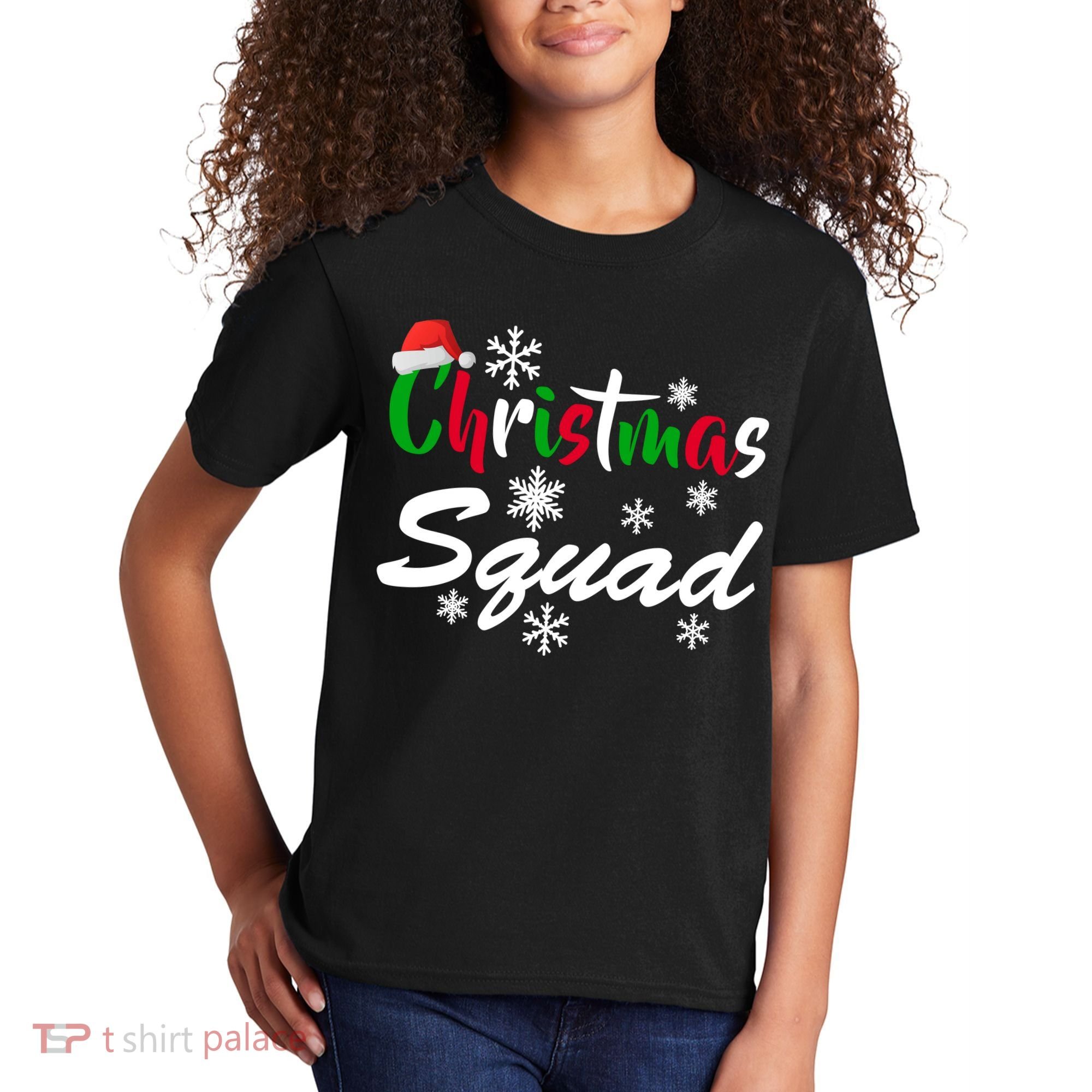 Christmas Squad Funny Kids T-Shirt
