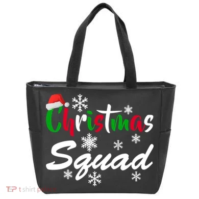 Christmas Squad Funny Tote Bag
