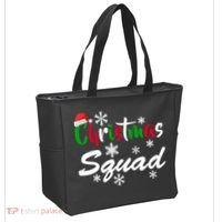 Christmas Squad Funny Tote Bag thumb 2