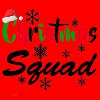 Christmas Squad Funny Santa Hat thumb 1