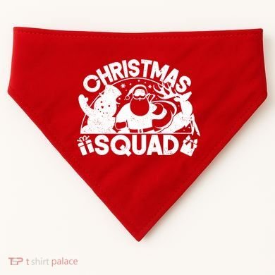 Christmas Squad Matching Family Christmas USA-Made Doggie Bandana
