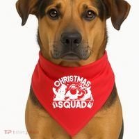 Christmas Squad Matching Family Christmas USA-Made Doggie Bandana thumb 1