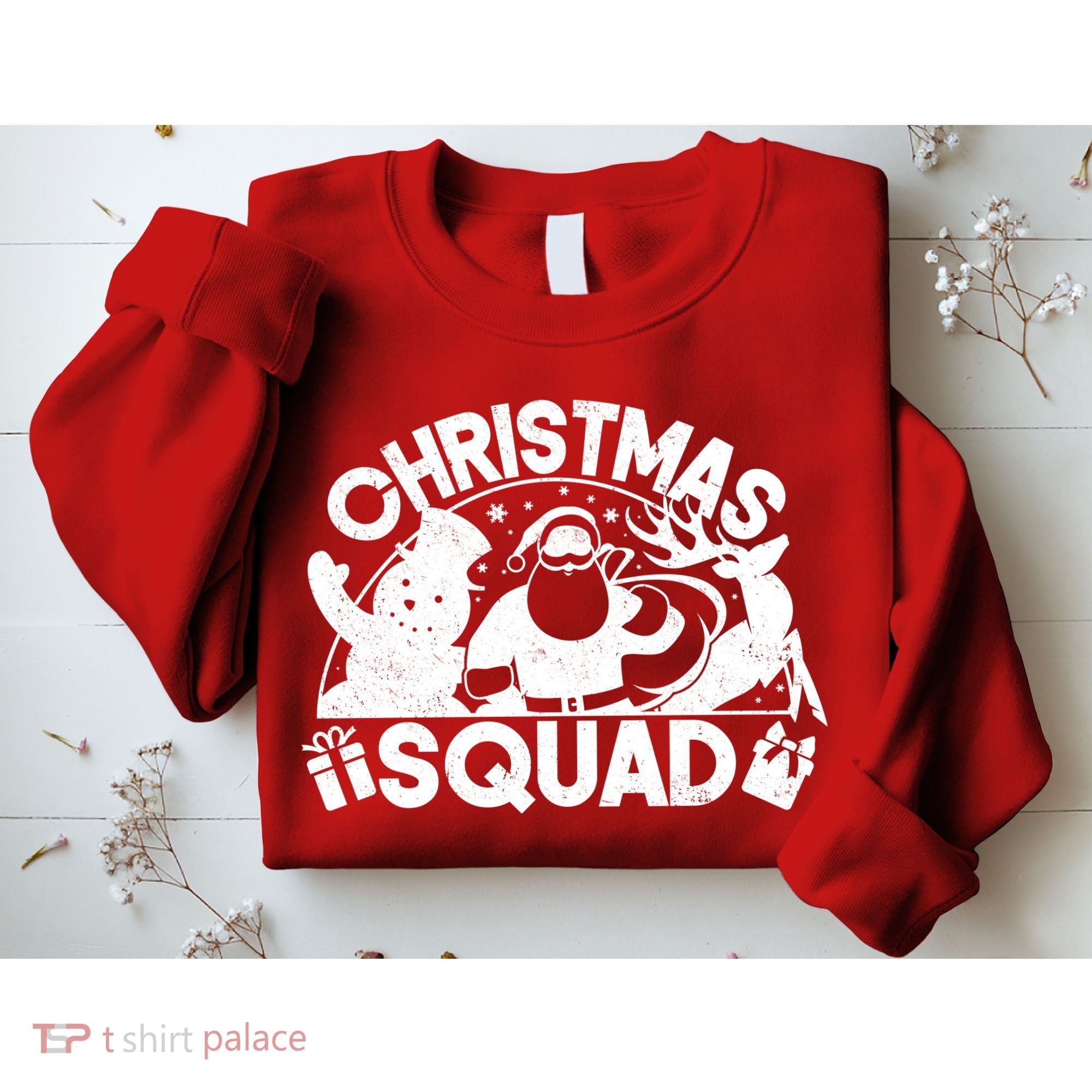 Christmas Squad Matching Family Christmas Sweatshirt