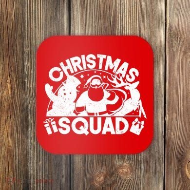 Christmas Squad Matching Family Christmas Coaster