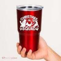 Christmas Squad Matching Family Christmas Tumbler thumb 2