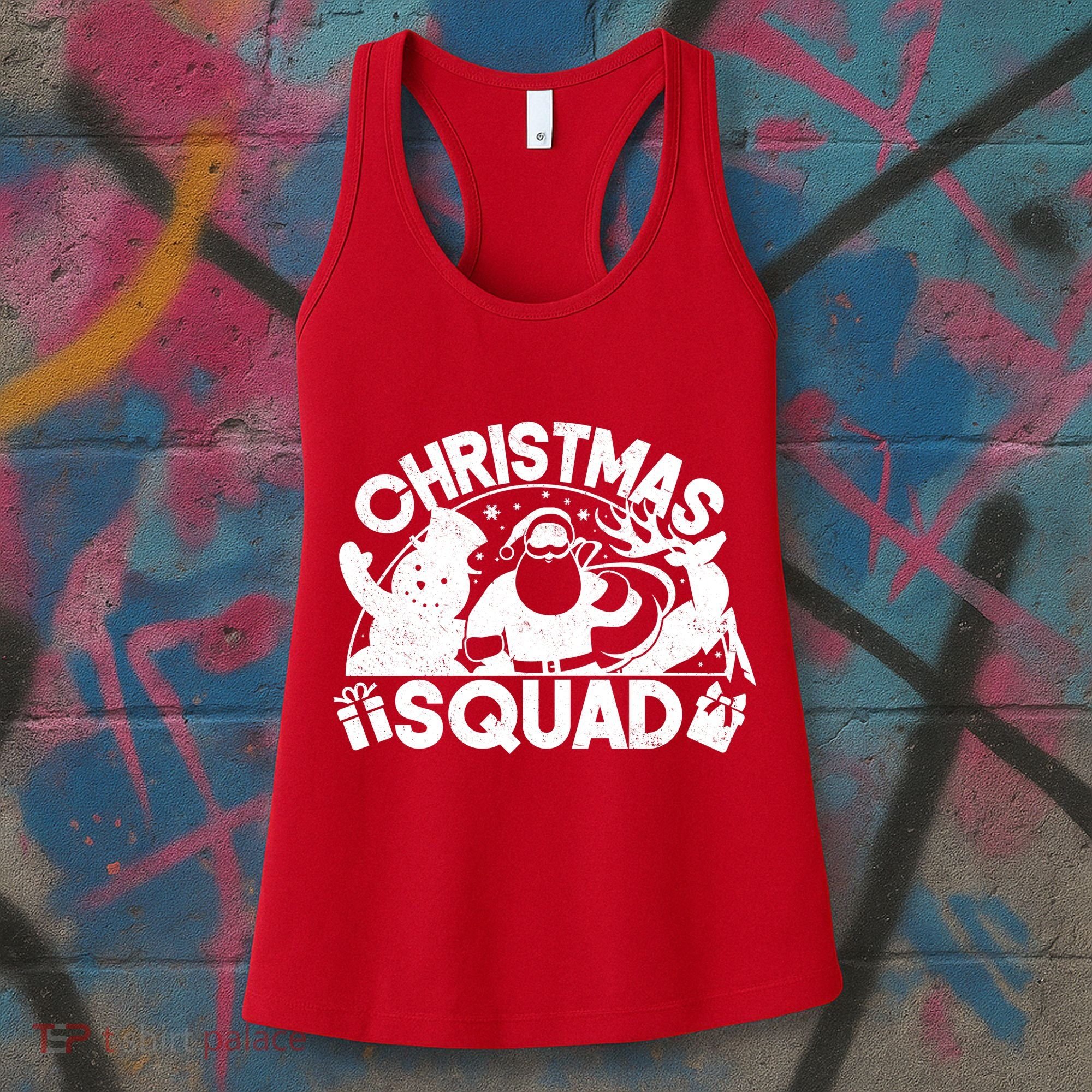 Christmas Squad Matching Family Christmas Women's Tank Top